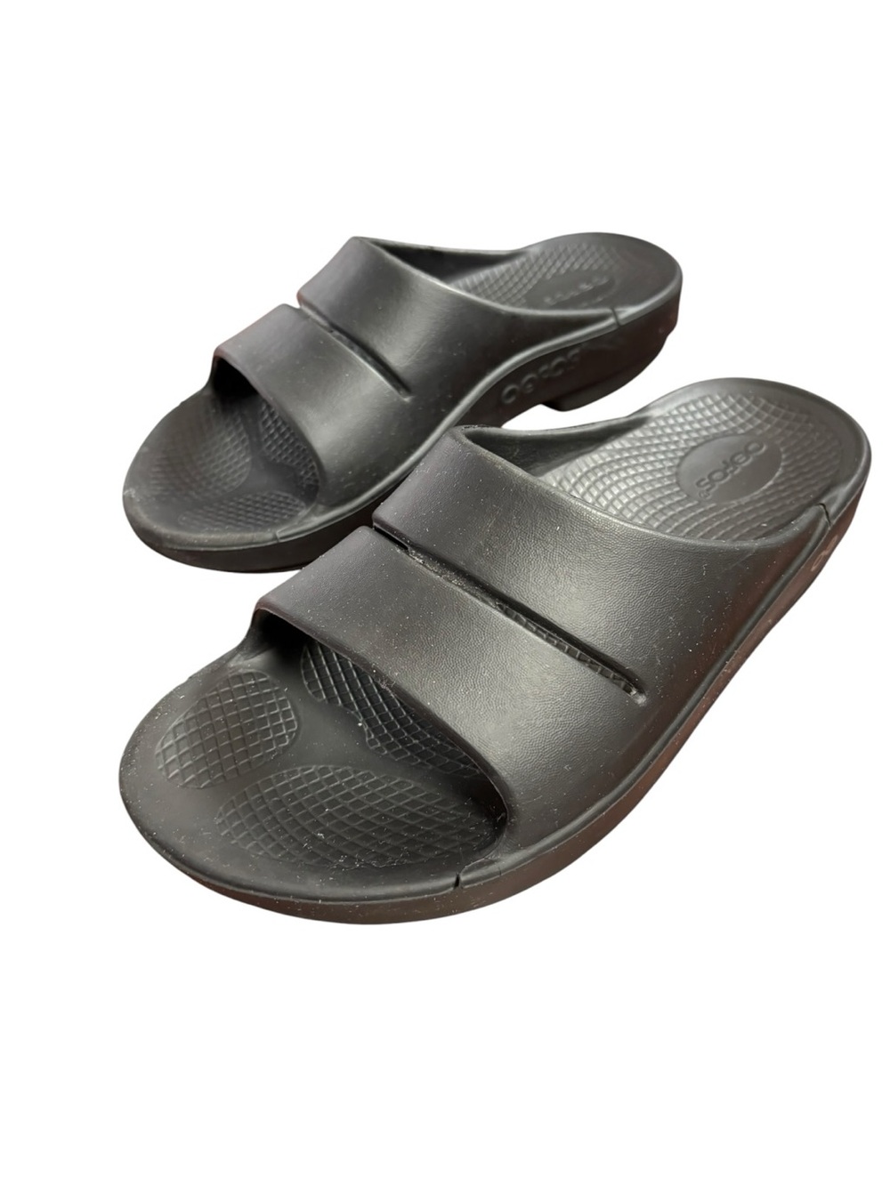 OOFOS OOahh Slide Sandal - Women's Size 9 Black Unisex Men’s 7